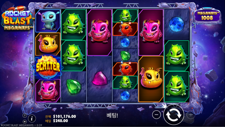 인투88 우주로 떠나는 슬롯 여행 - Rocket Blast Megaways